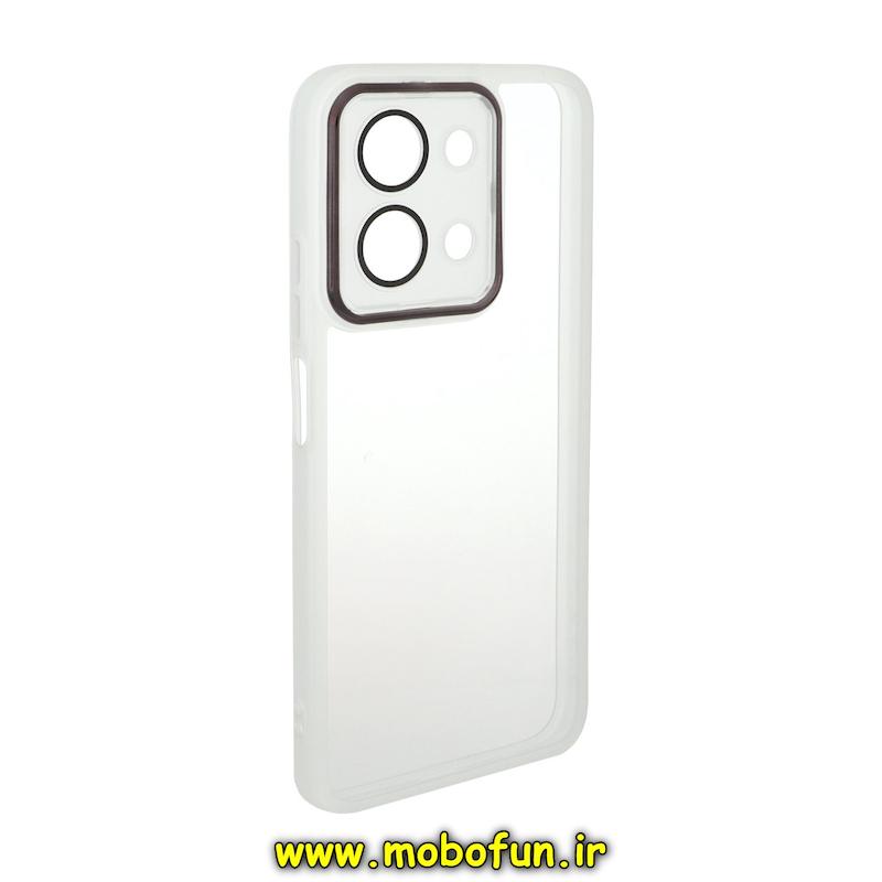 قاب گوشی Redmi 15C / Poco C85 شیائومی اورجینال متال کیس Metal طرح ژله ای آبی محافظ لنز دار بی رنگ کد 95098