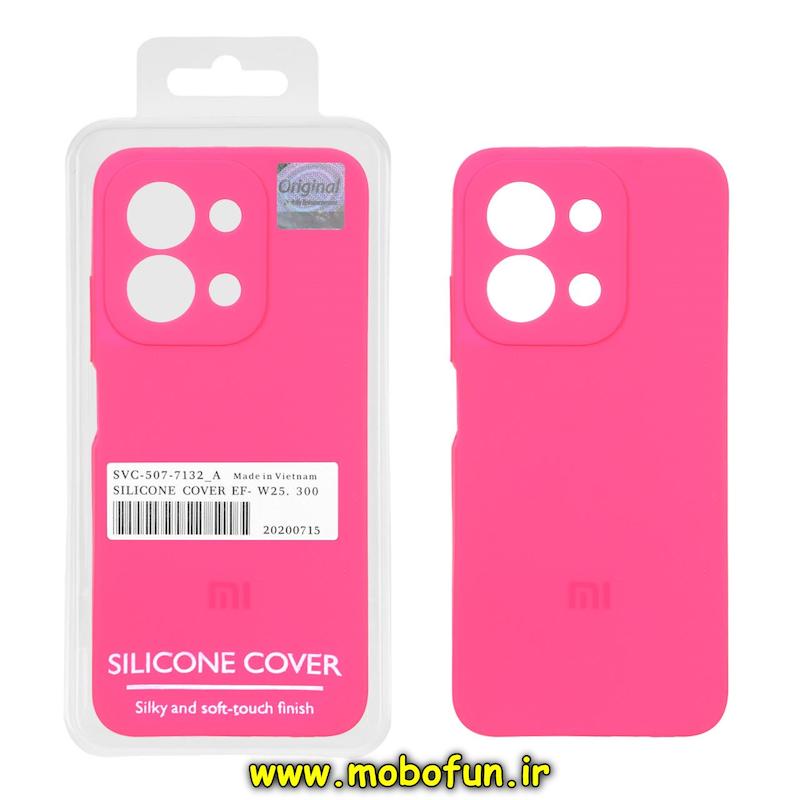 قاب گوشی Redmi 15C / Poco C85 شیائومی سیلیکونی اورجینال پاک کنی درجه یک زیربسته صورتی فانتزی کد 95111