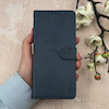 کیف گوشی Honor X9B آنر مگنتی اورجینال Crystal چرم کتابی جاکارتی دار محافظ لنزدار سرمه ای دارای بند کد 110382