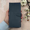 کیف گوشی Realme C61 ریلمی مگنتی اورجینال Crystal چرم کتابی جاکارتی دار محافظ لنزدار سرمه ای دارای بند کد 110393