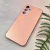 قاب گوشی Galaxy A54 سامسونگ PVD ضد خش پشت گلس شیشه ای محافظ لنز دار صورتی کد 110323