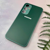 قاب گوشی Galaxy A54 سامسونگ PVD ضد خش پشت گلس شیشه ای محافظ لنز دار سبز کد 110324