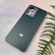قاب گوشی Redmi Note 12 4G شیائومی PVD ضد خش پشت گلس شیشه ای محافظ لنز دار سرمه ای کد 110343