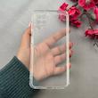 قاب گوشی Galaxy A12 / M12 سامسونگ طلقی HARD شیشه ای شفاف ایربگ دار کپسولی کد 110007