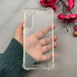 قاب گوشی Galaxy S23 Plus سامسونگ طلقی HARD شیشه ای شفاف ایربگ دار کپسولی کد 110014