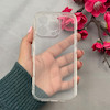 قاب گوشی iPhone 16 Pro آیفون طلقی HARD شیشه ای شفاف ایربگ دار کپسولی کد 110017