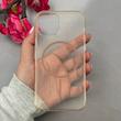 قاب گوشی iPhone 13 / iPhone 14 آیفون فول طلقی مگ سیف دار شفاف AVA طلقی شیشه ای زیرباز نسکافه ای  کد 110291