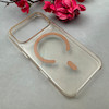 قاب گوشی iPhone 17 Pro آیفون فول طلقی مگ سیف دار شفاف AVA طلقی شیشه ای زیرباز نسکافه ای کد 110304