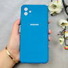 قاب گوشی Galaxy A04 / Galaxy M13 5G سامسونگ سیلیکونی اورجینال پاک کنی درجه یک زیربسته آبی کد 110407