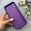 قاب گوشی Galaxy A04E سامسونگ سیلیکونی اورجینال پاک کنی درجه یک زیربسته بنفش تیره کد 110411