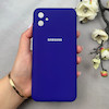 قاب گوشی Galaxy A04E سامسونگ سیلیکونی اورجینال پاک کنی درجه یک زیربسته بنفش تیره کد 110411