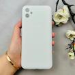 قاب گوشی Galaxy A04E سامسونگ سیلیکونی اورجینال پاک کنی درجه یک زیربسته سفید کد 110421