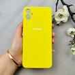 قاب گوشی Galaxy A05 سامسونگ سیلیکونی اورجینال پاک کنی درجه یک زیربسته زرد کد 110447