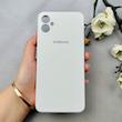 قاب گوشی Galaxy A05 سامسونگ سیلیکونی اورجینال پاک کنی درجه یک زیربسته سفید کد 110448