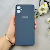 قاب گوشی Galaxy A05 سامسونگ سیلیکونی اورجینال پاک کنی درجه یک زیربسته سرمه ای کد 110451