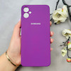 قاب گوشی Galaxy A05 سامسونگ سیلیکونی اورجینال پاک کنی درجه یک زیربسته بنفش کد 110452