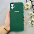 قاب گوشی Galaxy A05 سامسونگ سیلیکونی اورجینال پاک کنی درجه یک زیربسته سبز کد 110453