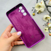 قاب گوشی Galaxy A05S سامسونگ سیلیکونی اورجینال پاک کنی درجه یک زیربسته بنفش کد 110467