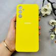 قاب گوشی Galaxy A05S سامسونگ سیلیکونی اورجینال پاک کنی درجه یک زیربسته زرد کد 110468