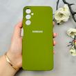 قاب گوشی Galaxy A05S سامسونگ سیلیکونی اورجینال پاک کنی درجه یک زیربسته سبز کد 110478