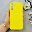 قاب گوشی Galaxy A05S سامسونگ سیلیکونی اورجینال پاک کنی درجه یک زیربسته زرد کد 110481