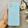 قاب گوشی Galaxy A06 سامسونگ سیلیکونی اورجینال پاک کنی درجه یک زیربسته آبی روشن کد 110488