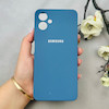 قاب گوشی Galaxy A06 سامسونگ سیلیکونی اورجینال پاک کنی درجه یک زیربسته آبی کد 110491