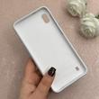 قاب گوشی Galaxy A10 سامسونگ سیلیکونی اورجینال پاک کنی درجه یک زیربسته سفید کد 110500