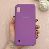 قاب گوشی Galaxy A10 سامسونگ سیلیکونی اورجینال پاک کنی درجه یک زیربسته بنفش کد 110504