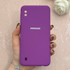 قاب گوشی Galaxy A10 سامسونگ سیلیکونی اورجینال پاک کنی درجه یک زیربسته بنفش کد 110505