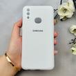 قاب گوشی Galaxy A10S سامسونگ سیلیکونی اورجینال پاک کنی درجه یک زیربسته سفید کد 110512