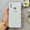 قاب گوشی Galaxy A10S سامسونگ سیلیکونی اورجینال پاک کنی درجه یک زیربسته سفید کد 110513