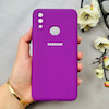 قاب گوشی Galaxy A10S سامسونگ سیلیکونی اورجینال پاک کنی درجه یک زیربسته بنفش کد 110517