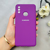 قاب گوشی Galaxy A10S سامسونگ سیلیکونی اورجینال پاک کنی درجه یک زیربسته بنفش کد 110518