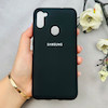 قاب گوشی Galaxy A11 / M11 سامسونگ سیلیکونی اورجینال پاک کنی درجه یک زیربسته مشکی کد 110531
