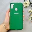 قاب گوشی Galaxy A11 / M11 سامسونگ سیلیکونی اورجینال پاک کنی درجه یک زیربسته سبز کد 110533