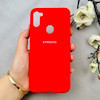 قاب گوشی Galaxy A11 / M11 سامسونگ سیلیکونی اورجینال پاک کنی درجه یک زیربسته قرمز کد 110538