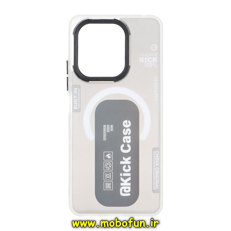 قاب گوشی Redmi A5 / Poco C71 شیائومی پشت مات Black Lens سخت HARD طرح مگ سیف مشکی کد E21-95185