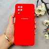 قاب گوشی Galaxy A12 / M12 سامسونگ سیلیکونی اورجینال پاک کنی درجه یک زیربسته قرمز کد 110539