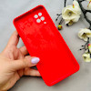 قاب گوشی Galaxy A12 / M12 سامسونگ سیلیکونی اورجینال پاک کنی درجه یک زیربسته قرمز کد 110540