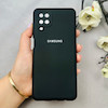 قاب گوشی Galaxy A12 / M12 سامسونگ سیلیکونی اورجینال پاک کنی درجه یک زیربسته مشکی کد 110543