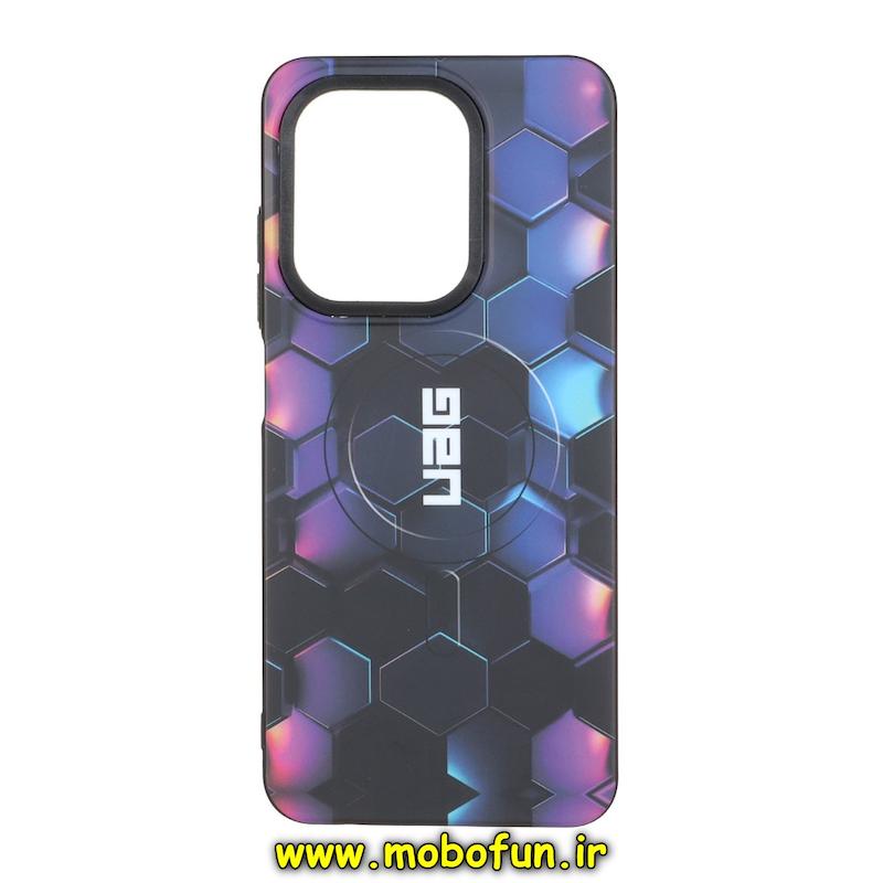 قاب گوشی Redmi A5 / Poco C71 شیائومی دودی مات فانتزی چاپ درجه یک طرح یو ای جی UAG کد 95207