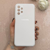 قاب گوشی Galaxy A13 4G سامسونگ سیلیکونی اورجینال پاک کنی درجه یک زیربسته سفید کد 110561
