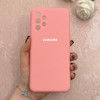 قاب گوشی Galaxy A13 4G سامسونگ سیلیکونی اورجینال پاک کنی درجه یک زیربسته صورتی کد 110571
