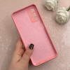قاب گوشی Galaxy A13 4G سامسونگ سیلیکونی اورجینال پاک کنی درجه یک زیربسته صورتی کد 110571