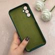 قاب گوشی Galaxy A14 سامسونگ سیلیکونی اورجینال پاک کنی درجه یک زیربسته سبز تیره کد 110576