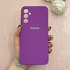 قاب گوشی Galaxy A14 سامسونگ سیلیکونی اورجینال پاک کنی درجه یک زیربسته بنفش کد 110586