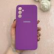 قاب گوشی Galaxy A14 سامسونگ سیلیکونی اورجینال پاک کنی درجه یک زیربسته بنفش کد 110586