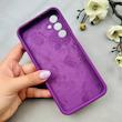 قاب گوشی Galaxy A15 سامسونگ سیلیکونی اورجینال پاک کنی درجه یک زیربسته بنفش کد 110591