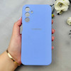قاب گوشی Galaxy A15 سامسونگ سیلیکونی اورجینال پاک کنی درجه یک زیربسته آبی کد 110596